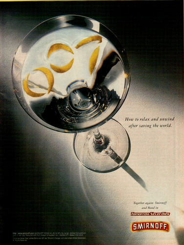 1997 smirnoff vodka 007 - vodka, james